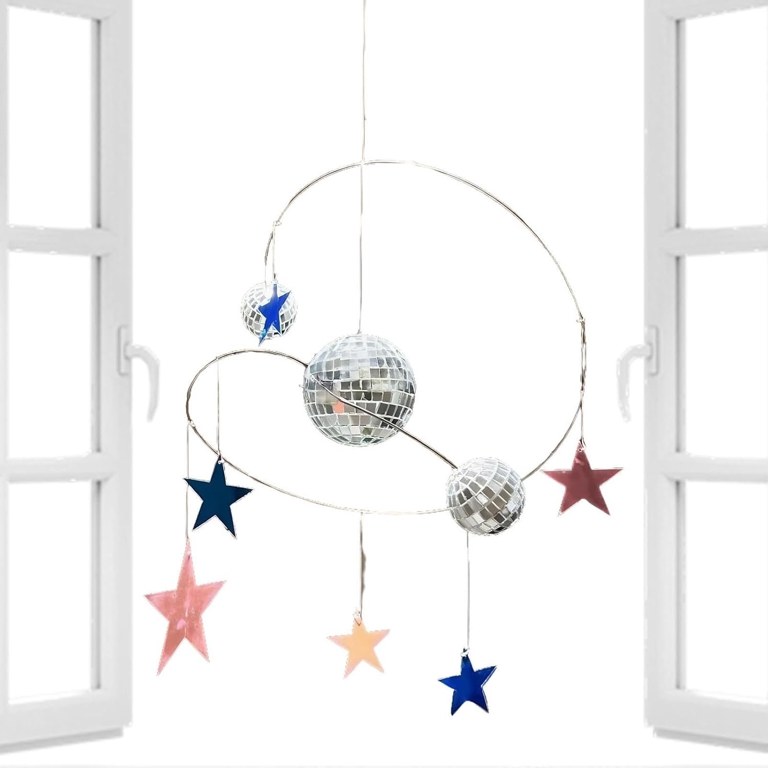 Ornament Hanger Roterende reflecterende sterren