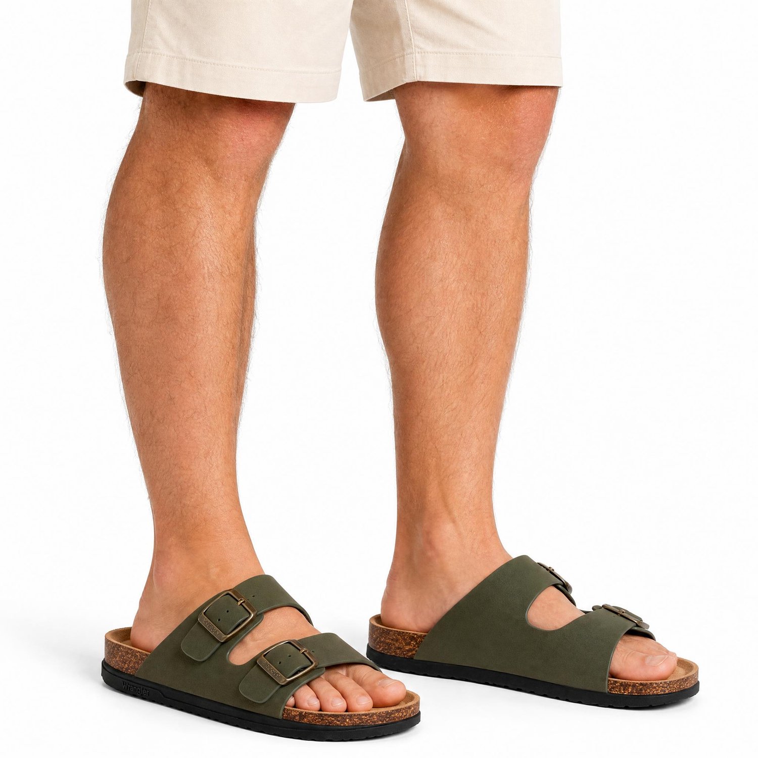 Wrangler Belville Slider Heren Slippers Groen