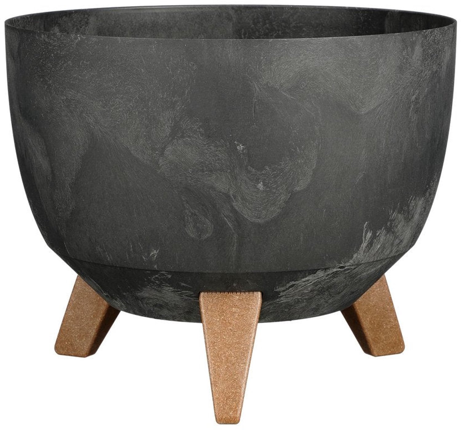Plantenbak Doppio Zwart