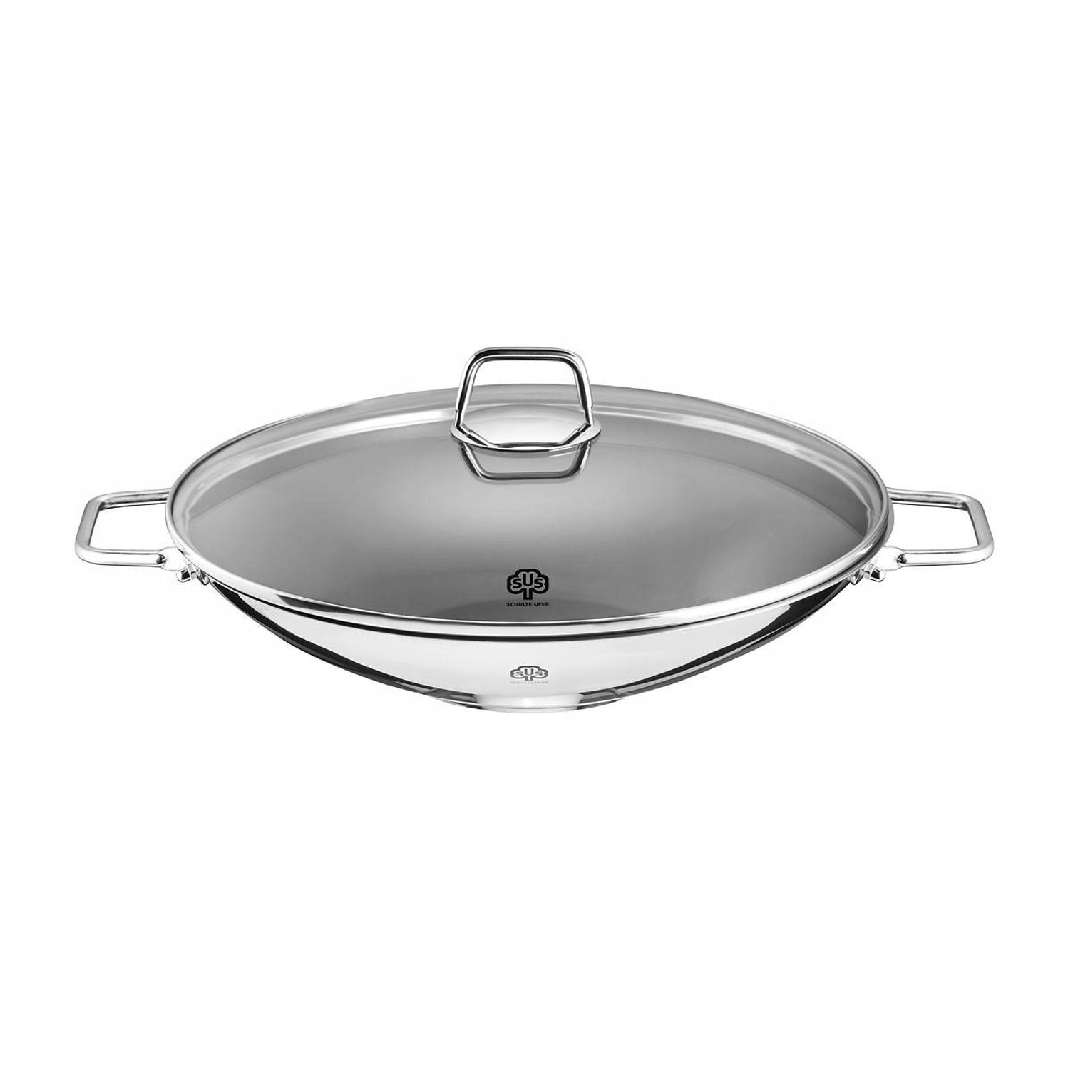 Schulte-Ufer Wok met Antiaanbaklaag & Opbergrek - 34cm