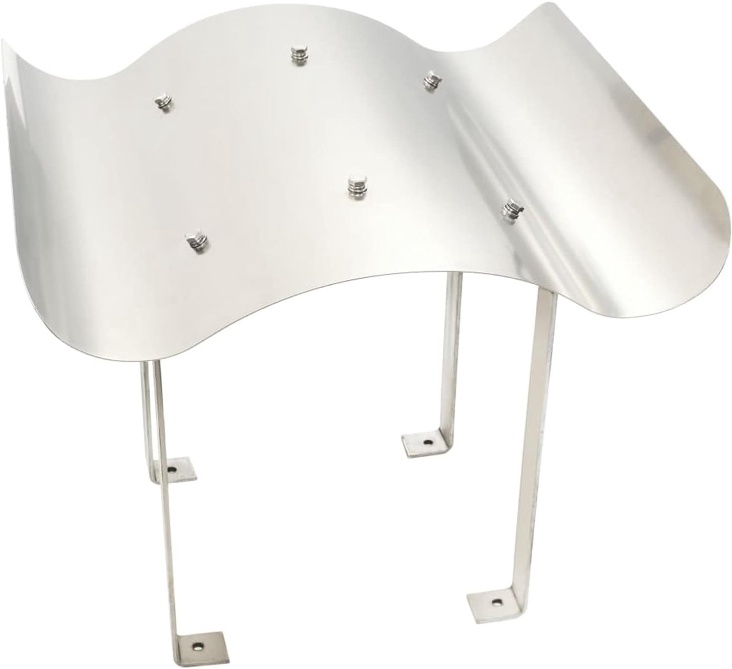 Schoorsteenkap schoorsteenafdekking schoorsteenkap 60 x 60 x 30 cm van roestvrij staal, schoorstenen uitlaatsystemen voor verwarmingen, zilver