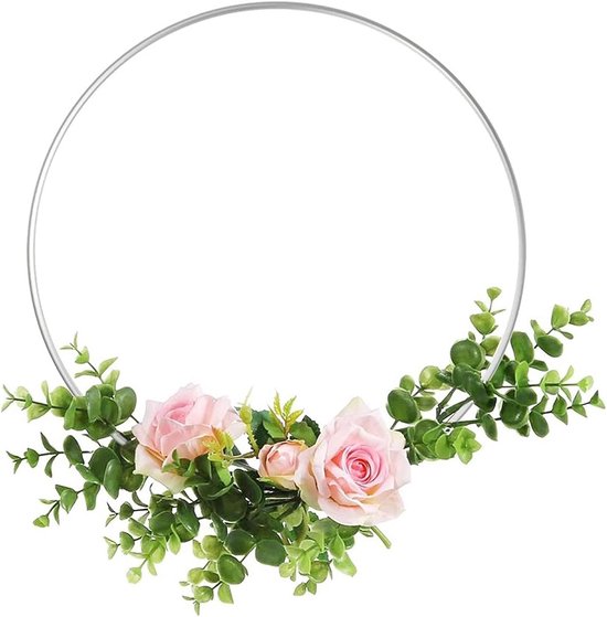 20 stuks 4-inch metalen ringen voor handwerk, dromenvanger macramé ringen, bloemenhoepel voor kransen, thuisdecoratieprojecten — afbeelding 5