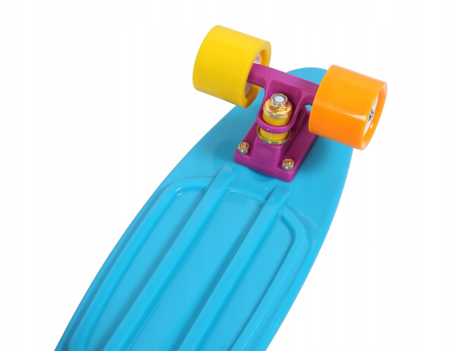 Fish Skateboard 56 cm PU Wielen ABEC-7 Lagers Blauw