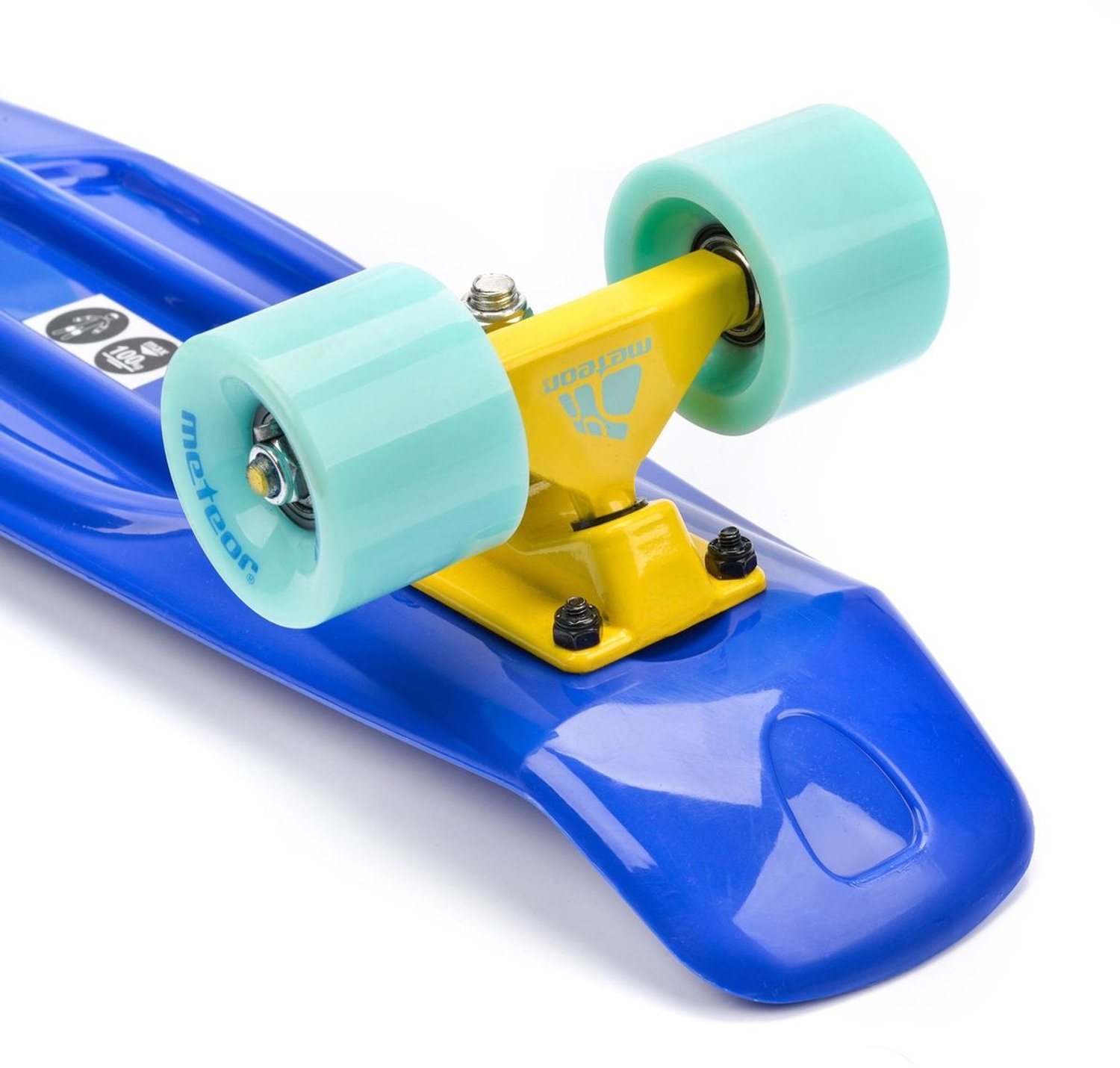 Meteor Fiszka Skateboard Lichtgewicht voor Stad & Fun Blauw