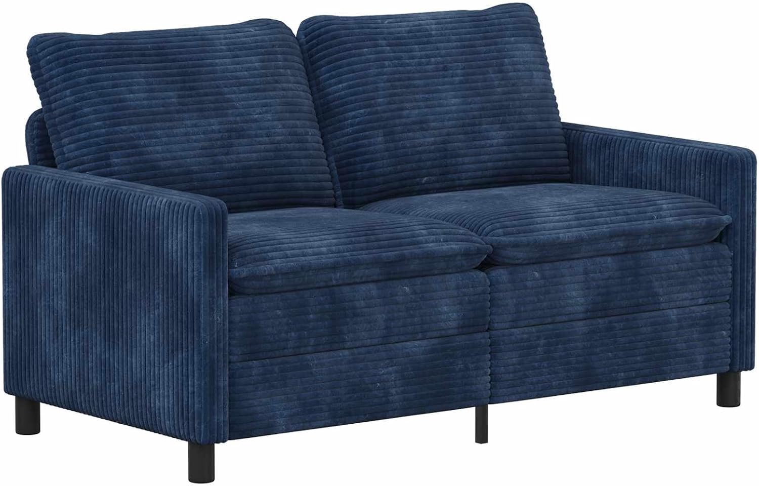 Marineblauw, 156 cm, polyester, met metalen frame