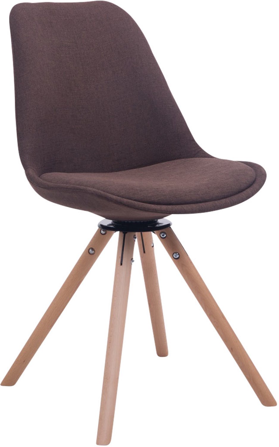 Luxe Comfort Bezoekersstoel - Stof - Bruin