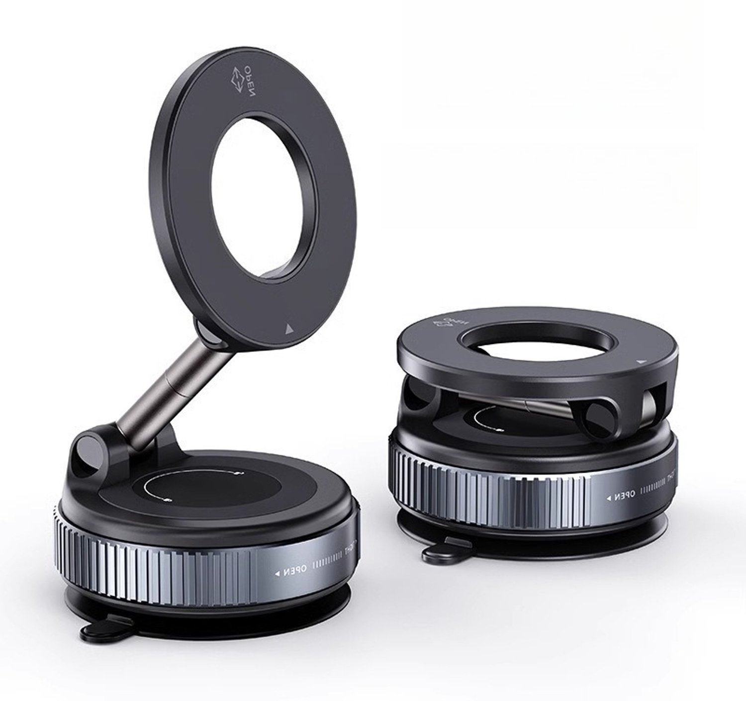 Magnetische Telefoonhouder Voor In De Auto - Telefoonhouder - 360° Draaibaar - Dashboardhouder - Magnetische Telefoonhouder - Autoaccessoires - Zwart