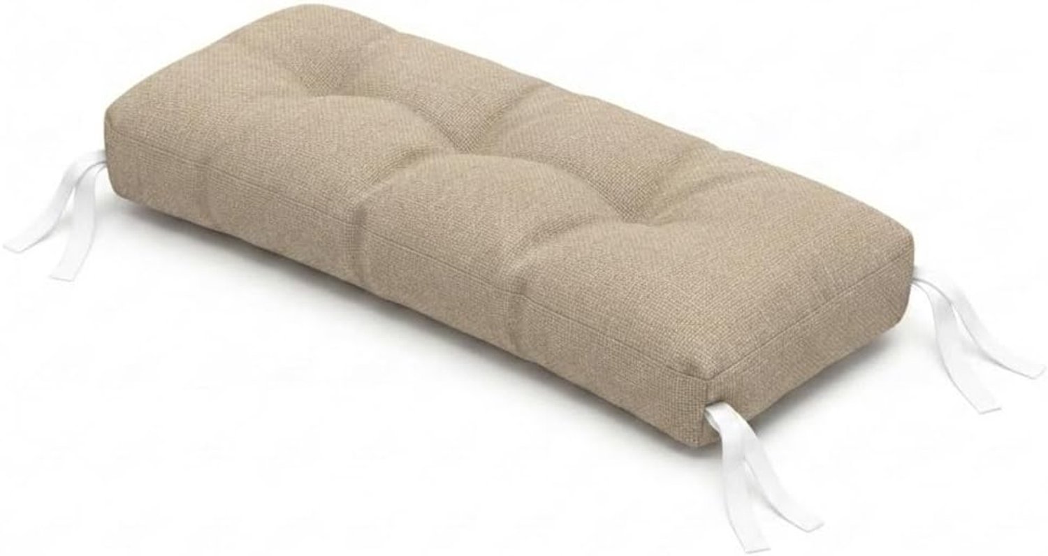Zitkussen voor indoor bank Savanna Licht 100 x 50 cm - palletkussen, bankkussen, vensterbank, zitkussen, gewatteerd, indoor kussen