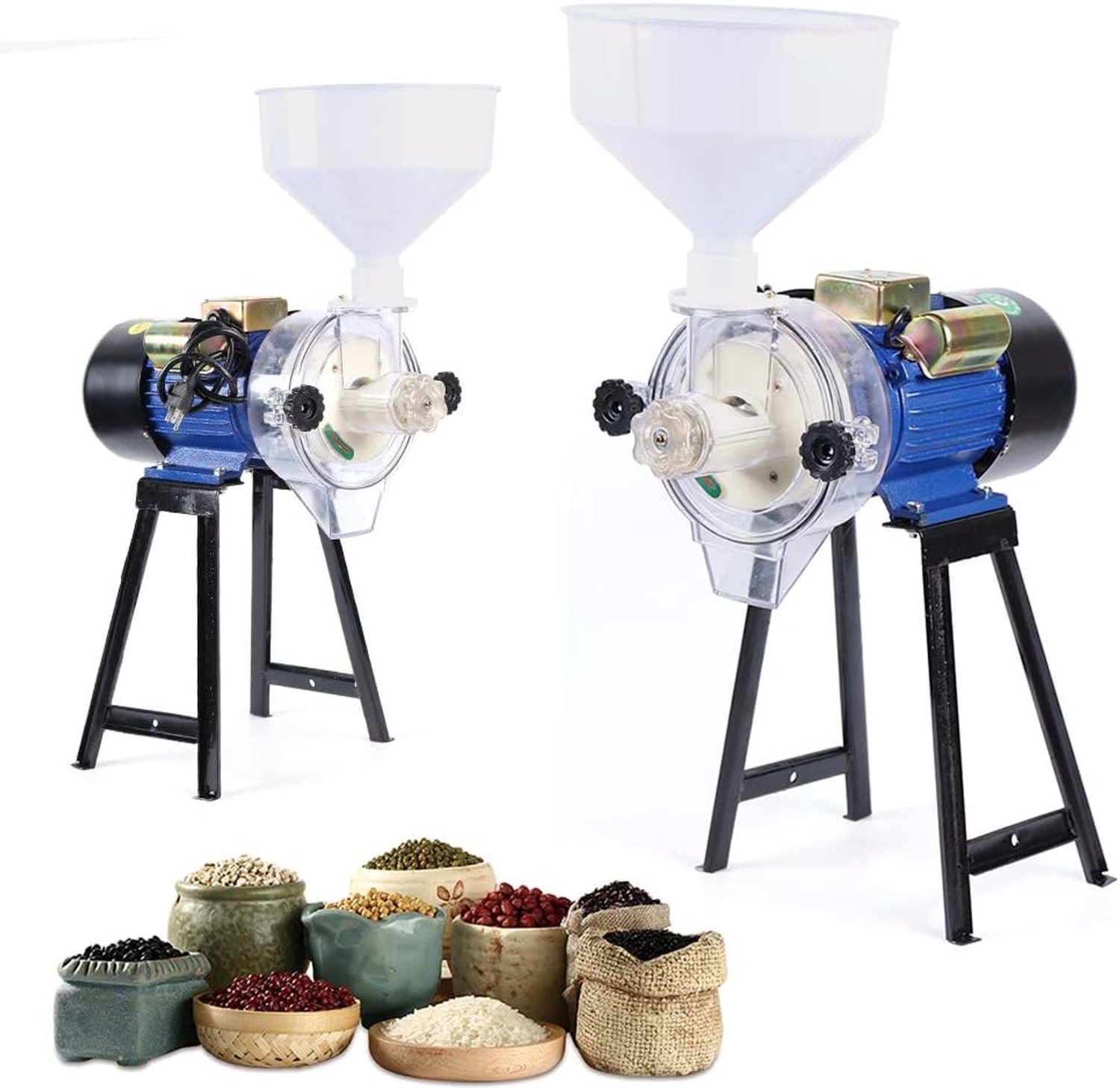 Natmolen 2,2 kW voor sojabonen en rijst, 55 kg/h