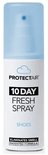 Fles ProtectAir 10 DAY FRESH SPRAY voor schoenen, elimineert geur.