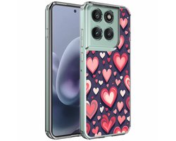 Smartphonica Geschikt voor Motorola Moto G86 Telefoonhoesje met Liefdes Love opdruk - Draadloos op te laden - Shockproof Siliconen TPU Strong Case - Sterk Schokbestendig Telefoonhoesje geschikt voor Motorola Moto G86
