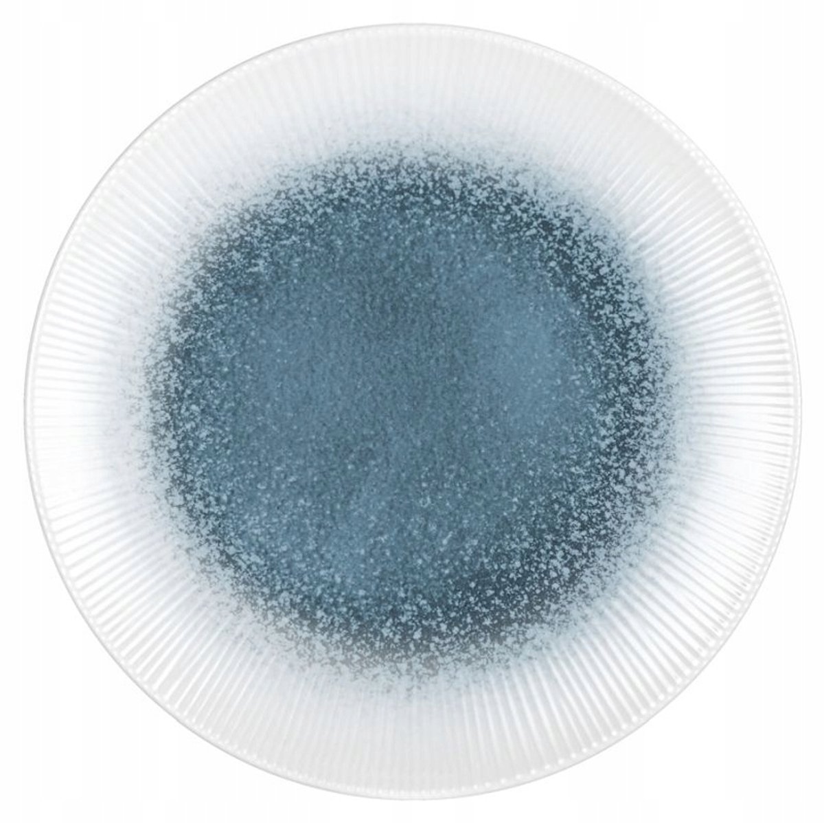 Brunner Meteore Melamine Eetbord Ø25 cm - Blauw/Wit