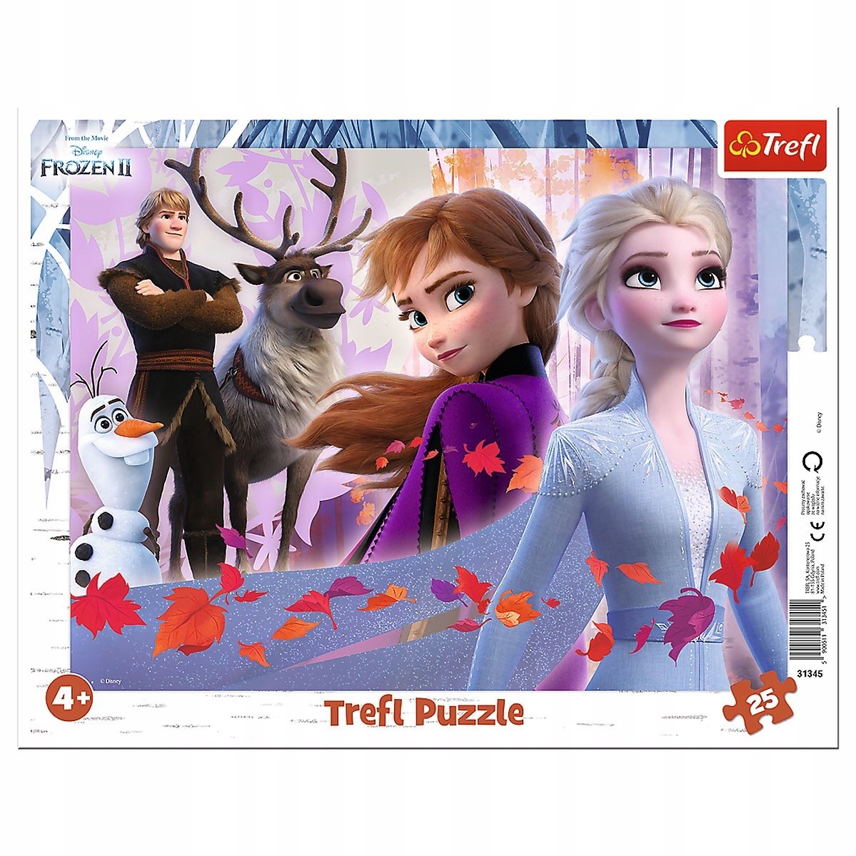 Trefl Puzzel met Frame 25 Stukken - Avonturen in het Land van IJs