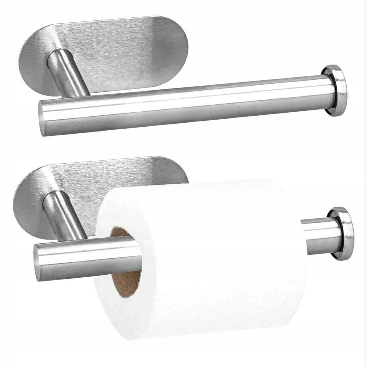 RVS Toiletrolhouder - Zilverkleurig, Wandmontage, Eenvoudige Installatie