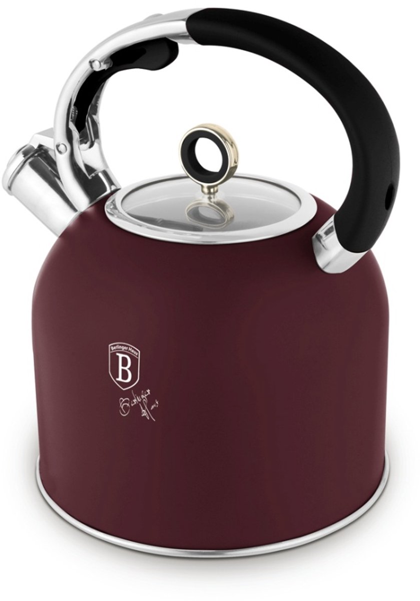 Waterkoker met glazen deksel, 3 l, Leonardo Collection