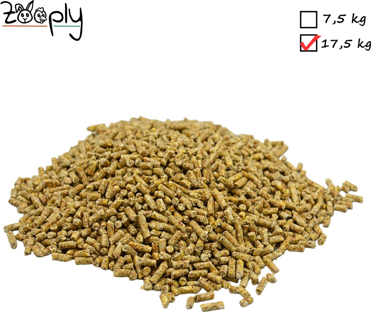 Zooply Premium Opgroeikorrel - Kippenvoer - Duitse kwaliteit - Voor opfok kuikens - 12,5 kg