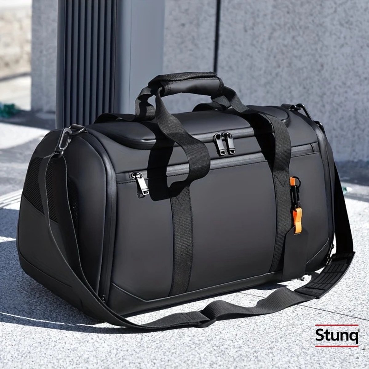 Stunq® Reistas met grote capaciteit voor heren, sporttas met meerdere compartimenten