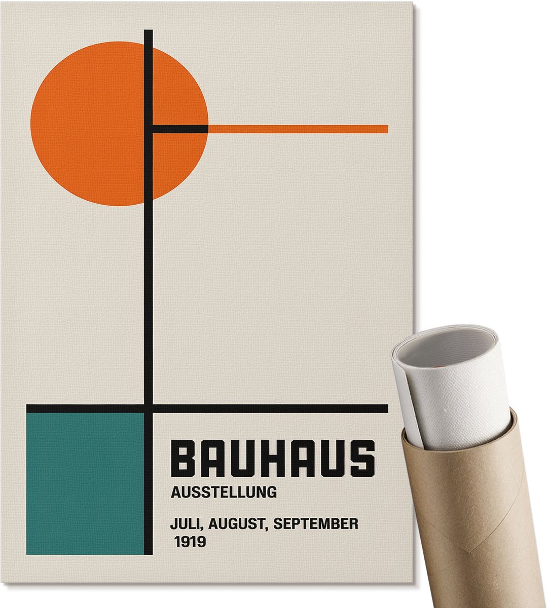 Coloray Polycanvas Poster - Bergteken, Fotografie - A3 - Zwart-wit Design - Rechthoek - Wandkunst - Woonkamer, Slaapkamer, Kantoor - Rustiek