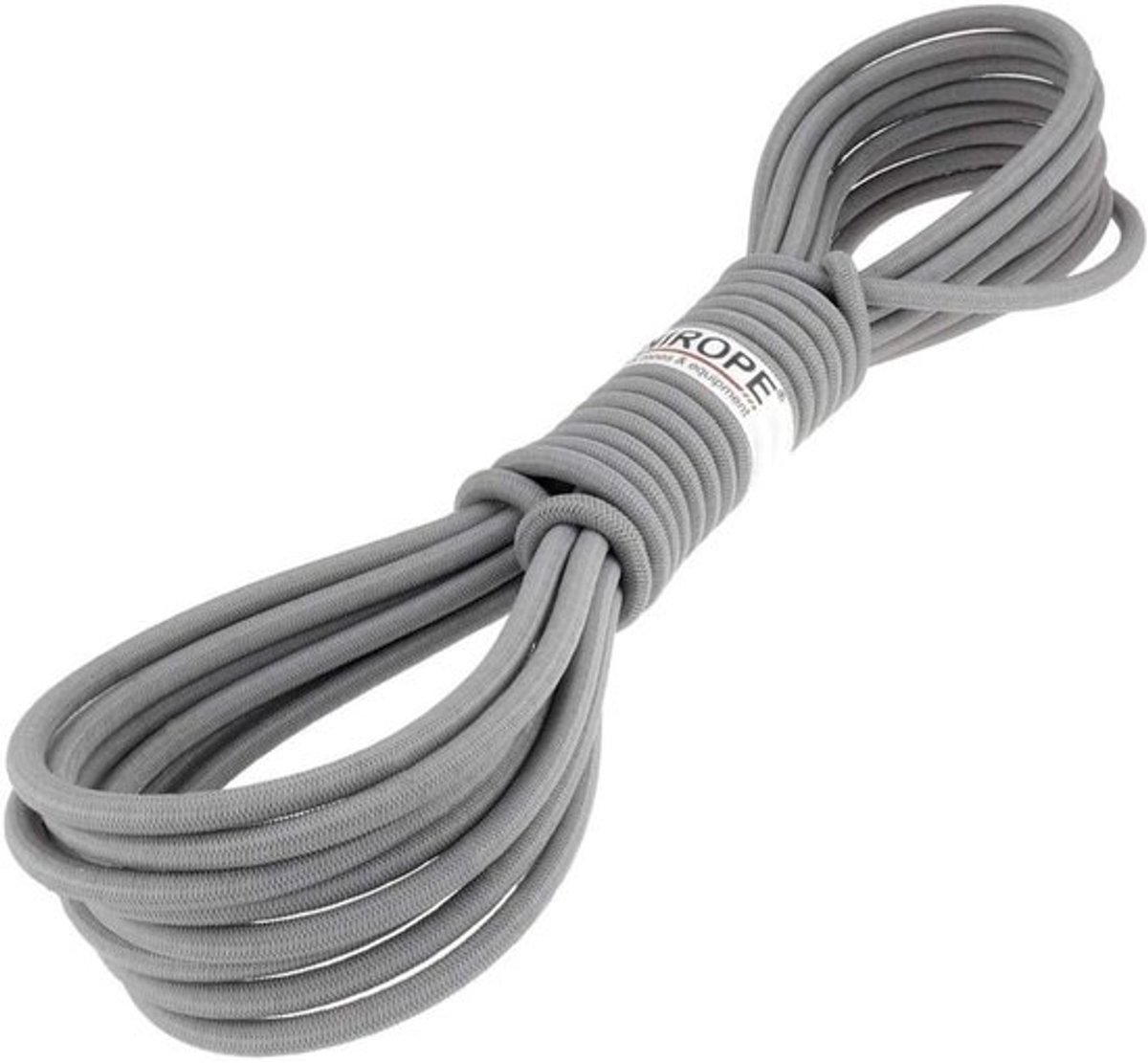 Rubberen touw - Spanband elastisch - Dekzeil bevestigen - Slijtvast UV bestendig - 6mm 30 meter - Grijs
