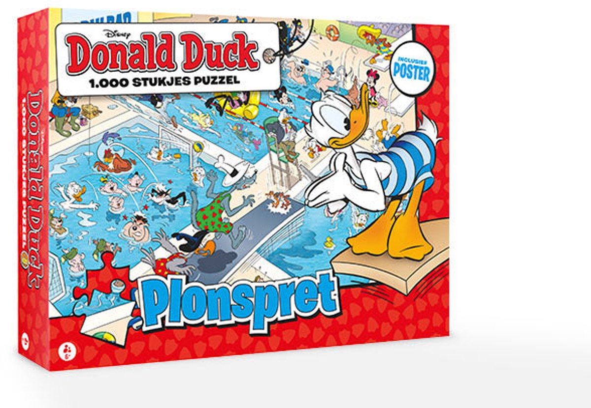 Donald Duck puzzel - Plonspret - 1000 stukjes
