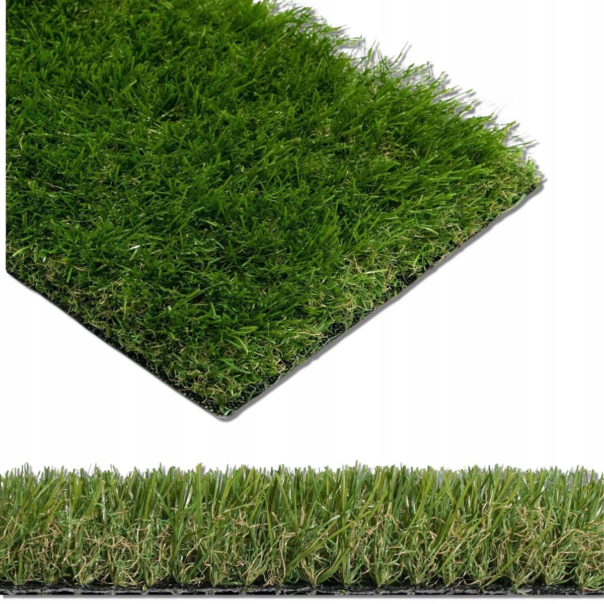 Kunstgras Rol 4m Breed, 40mm dik - Groen, UV-bestendig