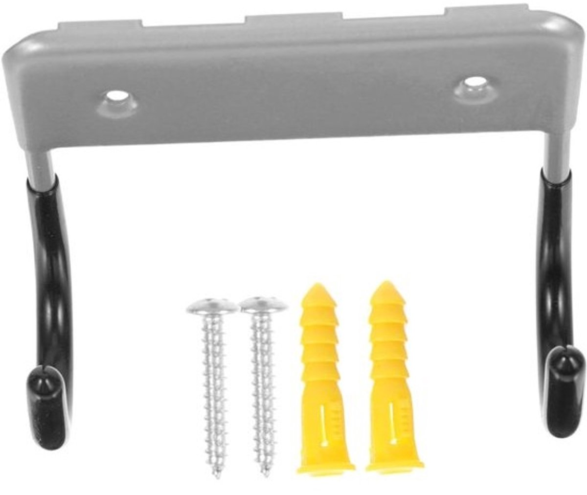 Strijkplank Hanger - Wandrek Haken - Ruimte Besparen - Sterke Draagkracht - 13 x 11 x 4 cm - Grijs