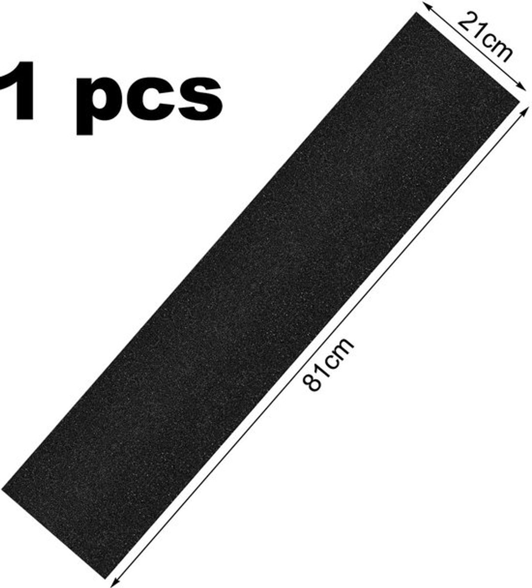 Jhubersproducts Non-Slip Skateboard Tape Professioneel Waterproof Zwart