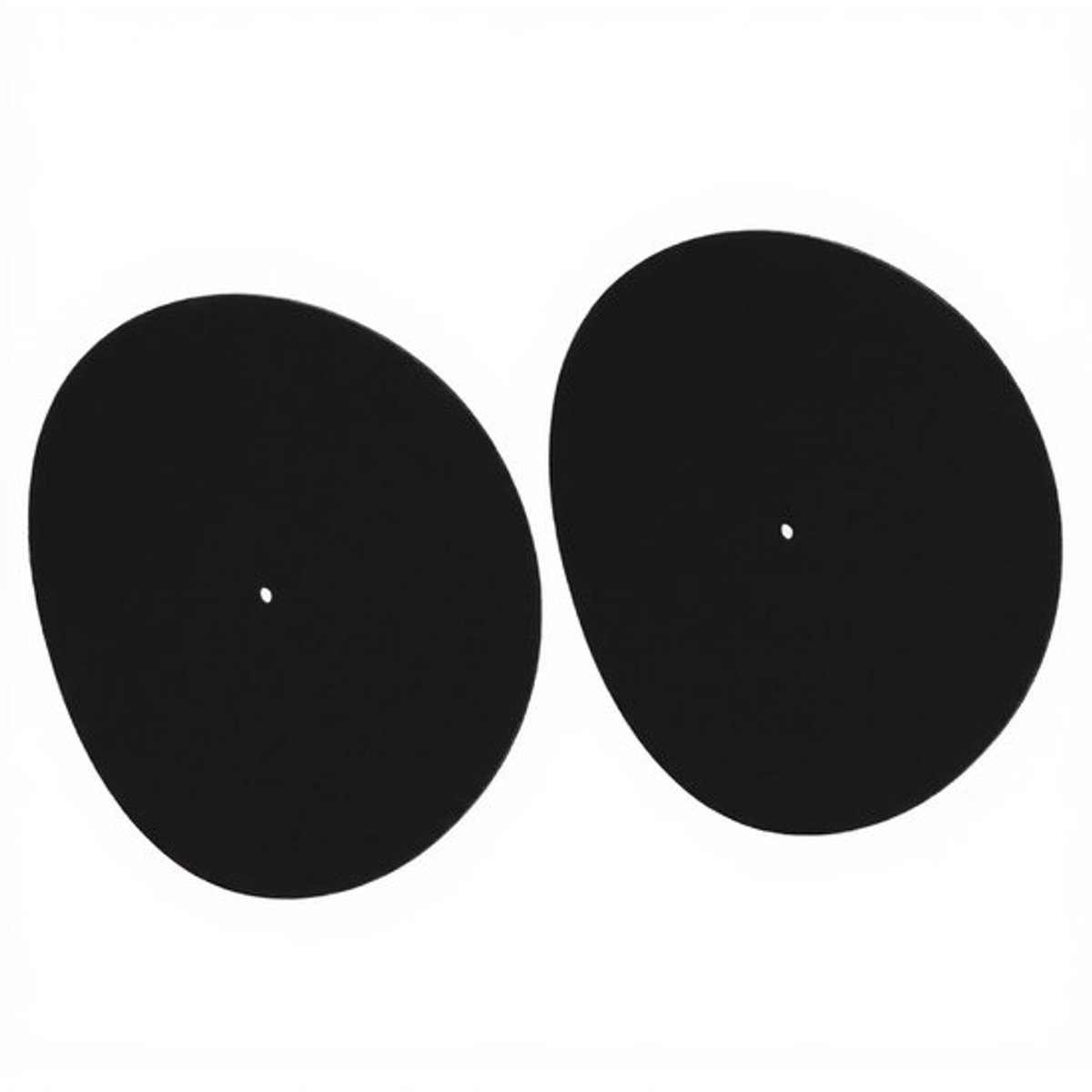 Allecto - Draaitafelmat - Antislip vinyl - Schokbestendig en duurzaam - 30,5 cm