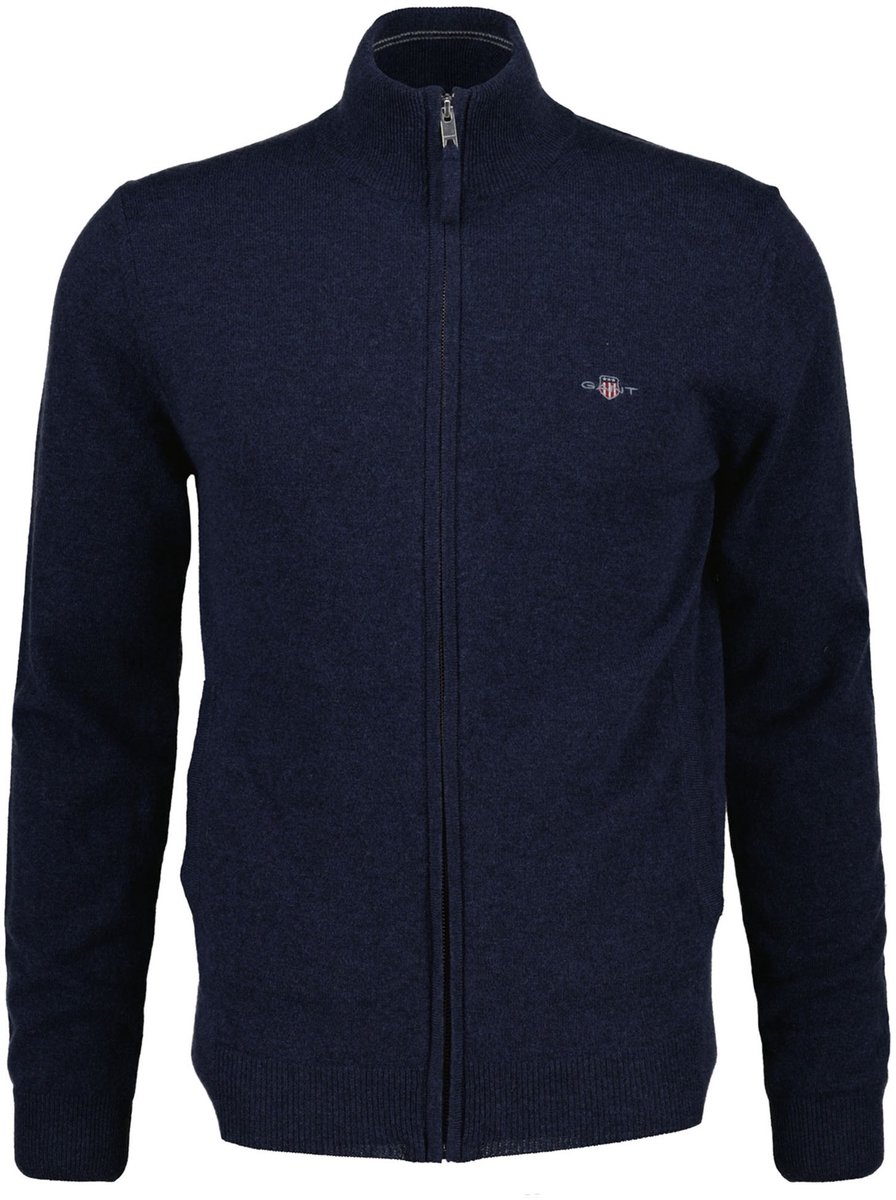 GANT Vest SUPERFINE LAMBSWOOL ZIP CARDIGAN Set van 1