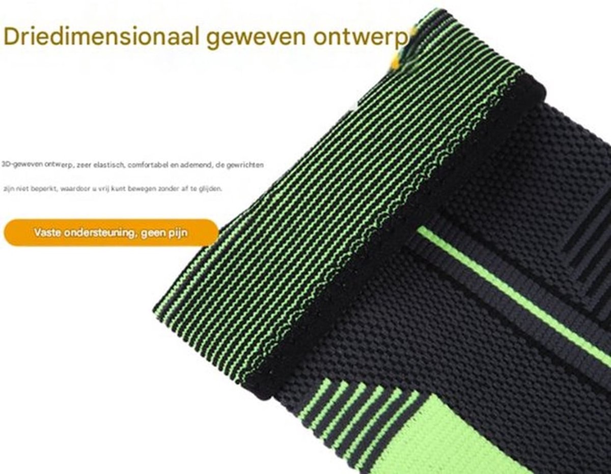 Oranje L (enkele verpakking) * 2 sportelleboogbeschermers, gebreid elastisch nylon, warm en ademend, geschikt voor fitnessellebooggewrichten.