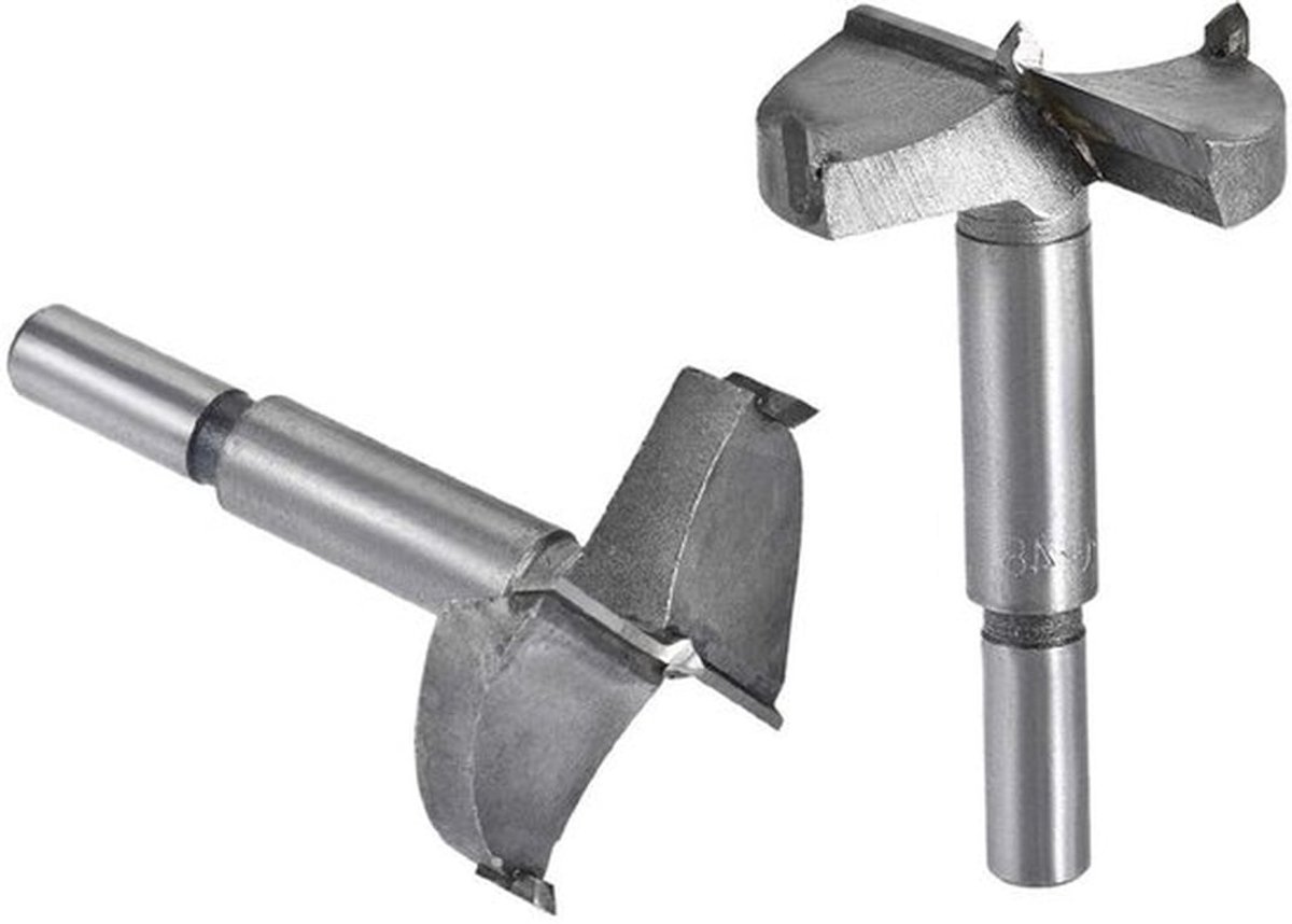 Houtgat Zaag - 2 Stuks - 48 mm en 50 mm - Boren in Hout - Professioneel Gereedschap - Voor Houtbewerkers