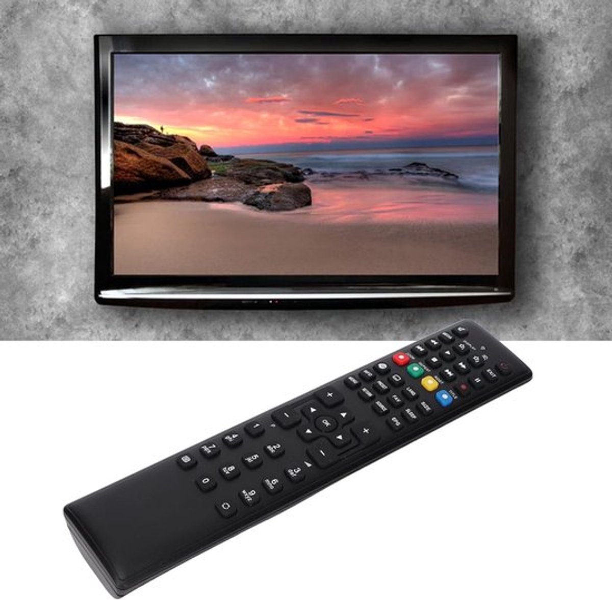 Allecto Plus - Universele TV Afstandsbediening voor Vervanging Medion Televisie