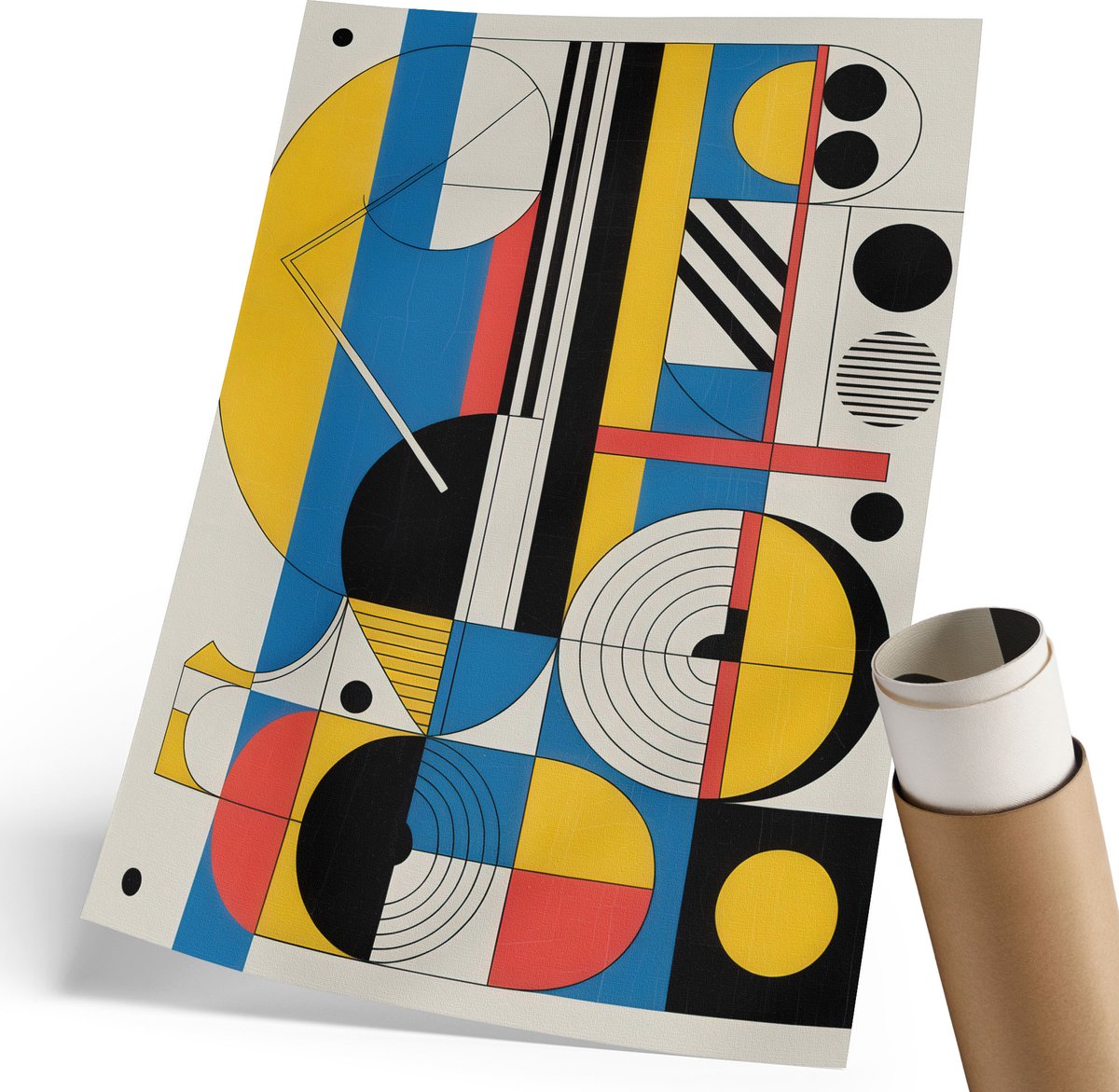 Wallfluent Polycanvas Poster - Zwart-Wit Schoonheid, Fotografie - 420 x 594 mm - Zwart-wit Design - Rechthoek - Kunstposter - Woonkamer, Slaapkamer, Kantoor - Glamour