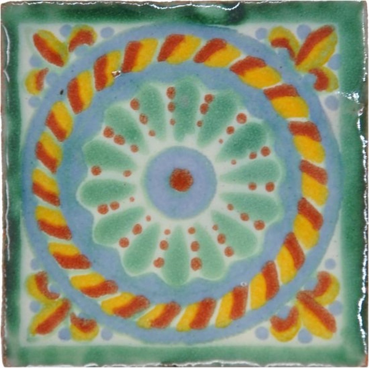 Keramische Tegel - Wandtegel Vloertegel - Decoratie Interieur - Handgemaakt Geglazuurd - 5x5 cm - Meerkleurig