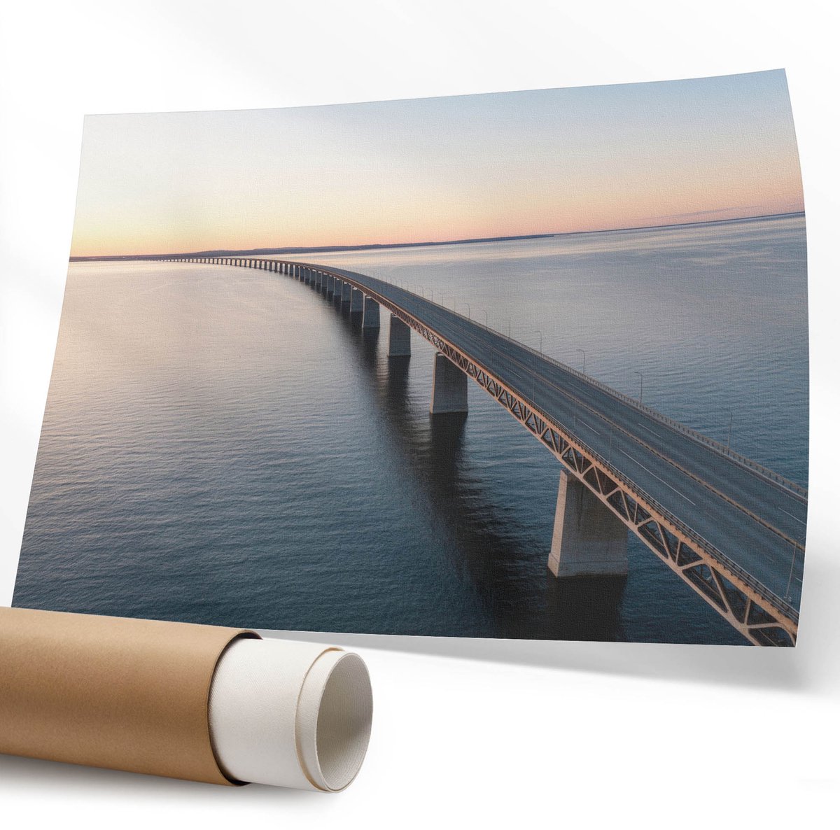 Coloray Polycanvas Poster - Vierde Knoop, Schilderen - 594 x 840 mm - Zwart Wanddecoratie - Rechthoek - Kunstposter - Slaapkamer - Klassiek