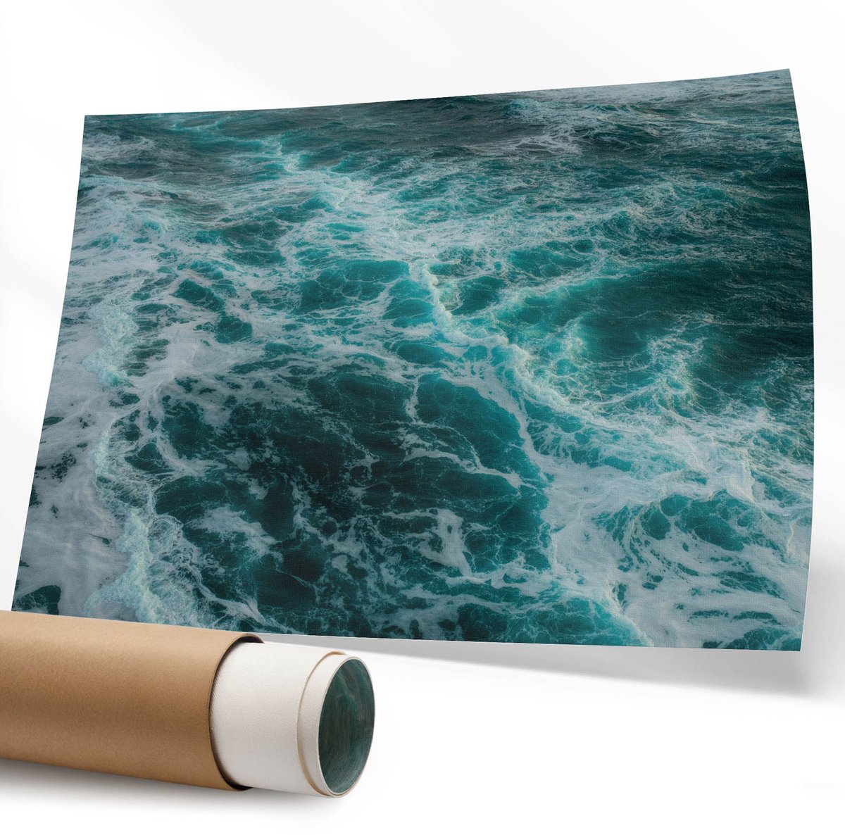 Coloray Polycanvas Wandposter - Hond - Portret, Illustratie - 594 x 840 mm - Beige Design - Rechthoek - Canvasposter - Woonkamer - Modern