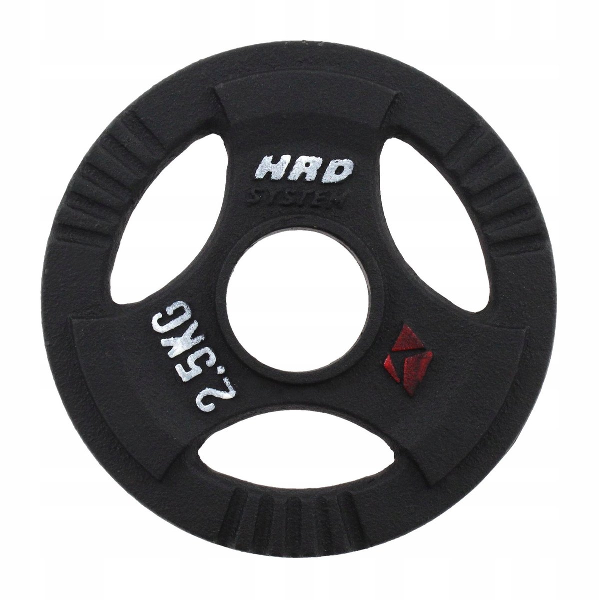 Olympisch gietijzeren halterschijf 2,5kg met handgrepen, 50mm