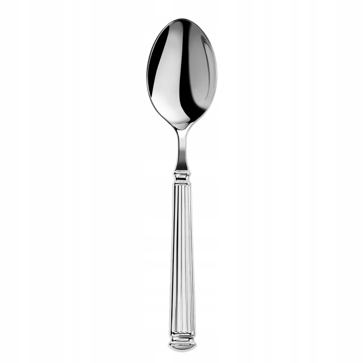 Wilmax Roestvrij Staal Dessertlepel 14 cm - Geribbelde Handgreep