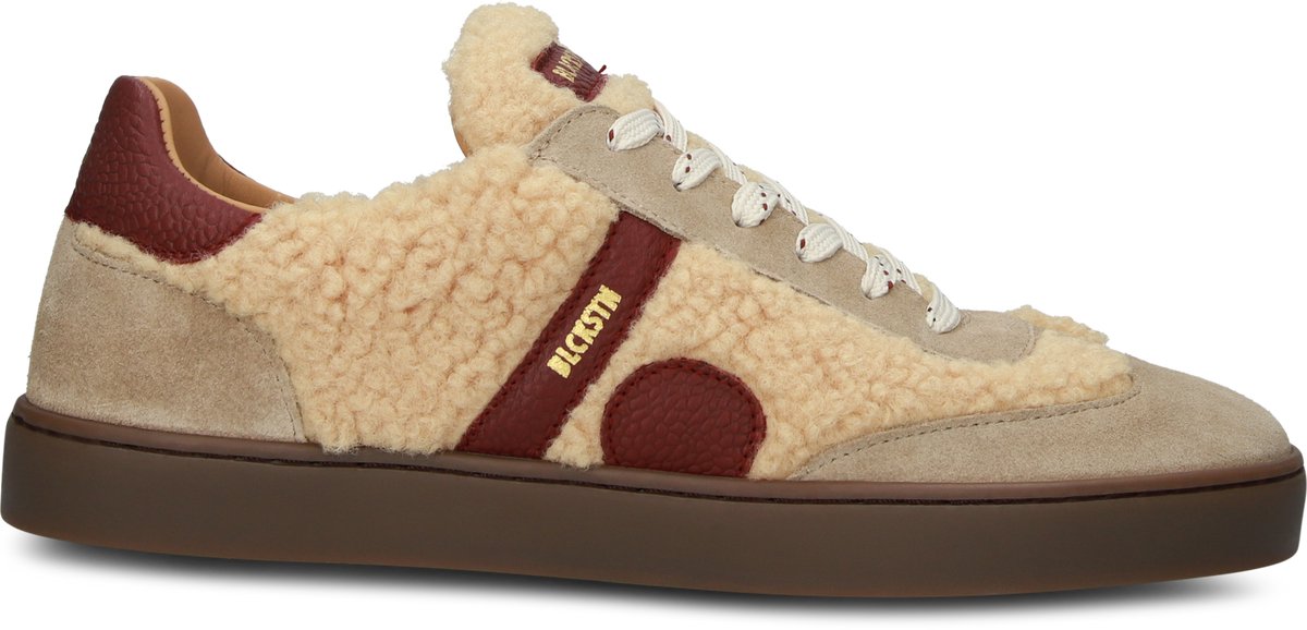 Blackstone SIERRA NATUK - GL440 Mouton Maroon - Sneaker (low) - Vrouw - Beige - Maat: 36
