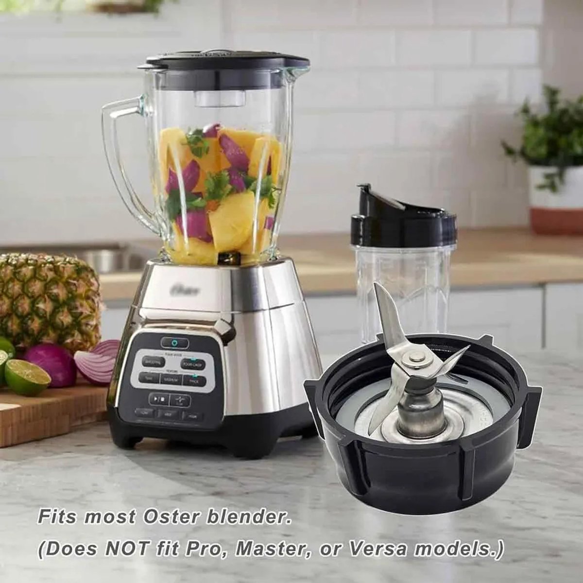 Vervangingsonderdelen Geschikt voor de blenderkan van Oster blenders, 2 stuks