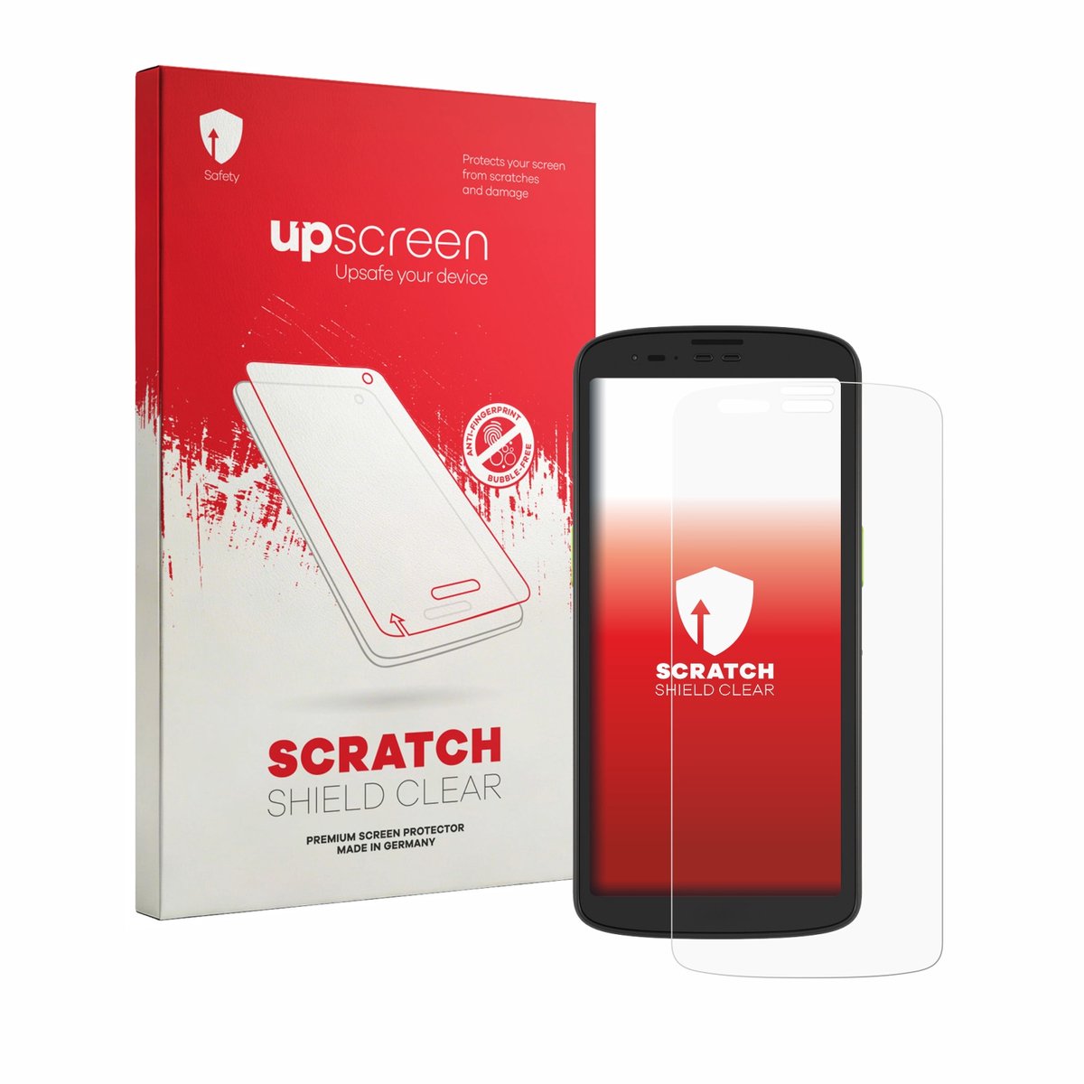 upscreen - Screenprotector voor Zebra TC201 - Folie Beschermfolie transparant