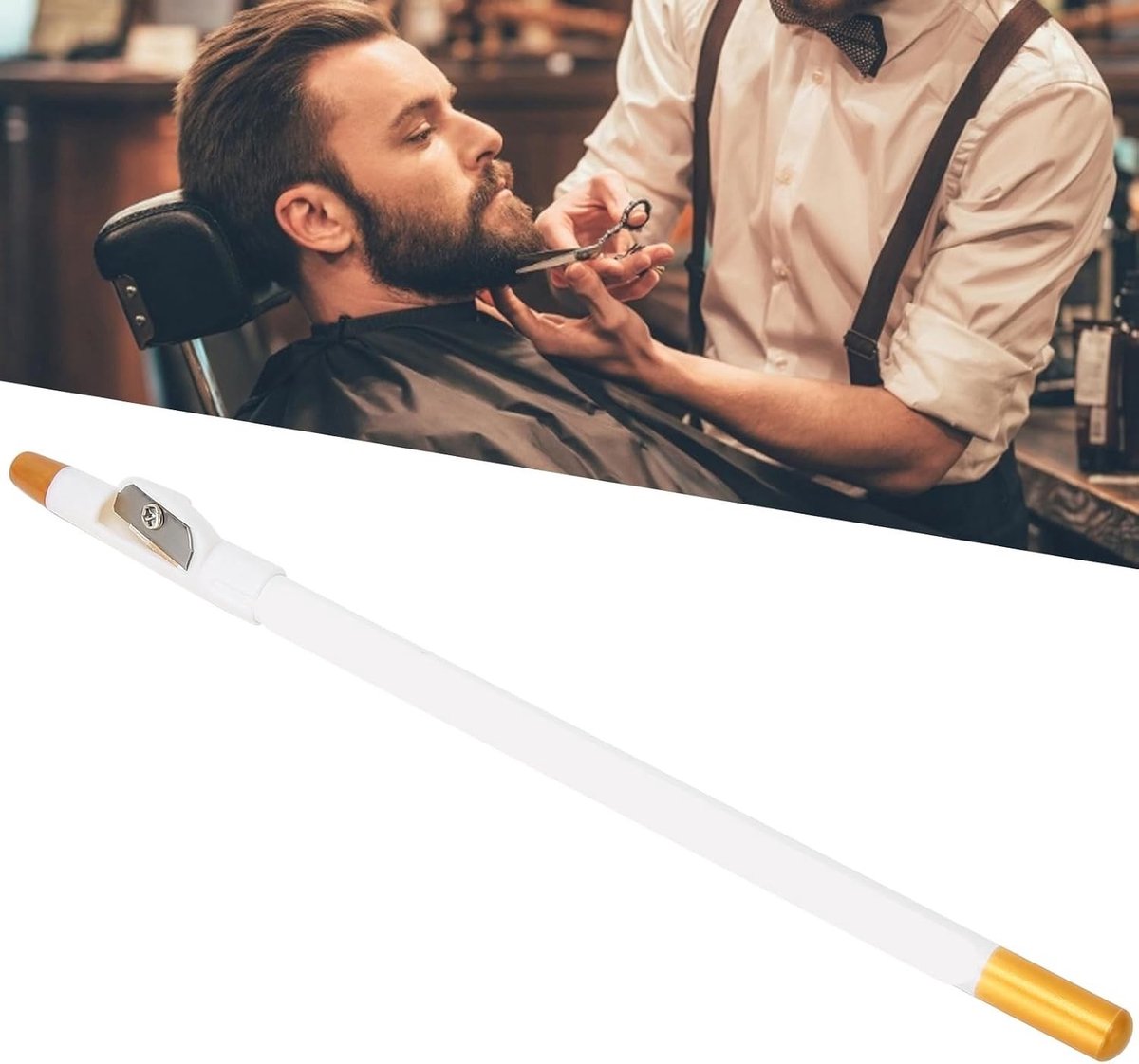 Professionele Baardpen voor Perfecte Baardstyling, Vullen, Schaduwen en Vormgeven van Baarden