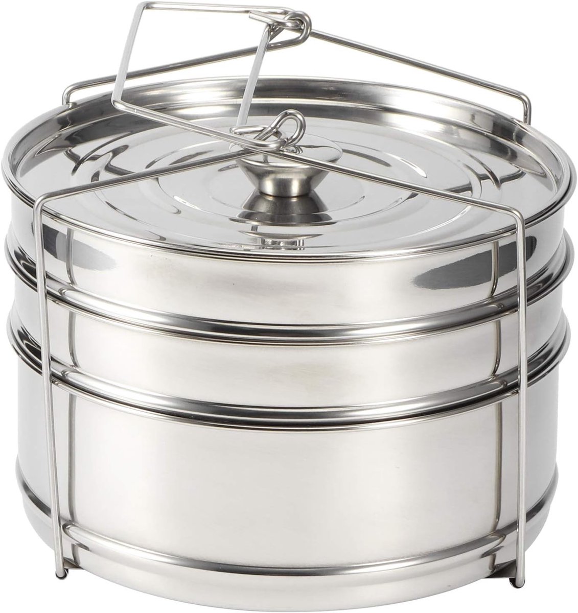 Stapelen 3-laags RVS Kookpot Set - Koken, Stomen en Bereiden van Voedsel met Accessoires