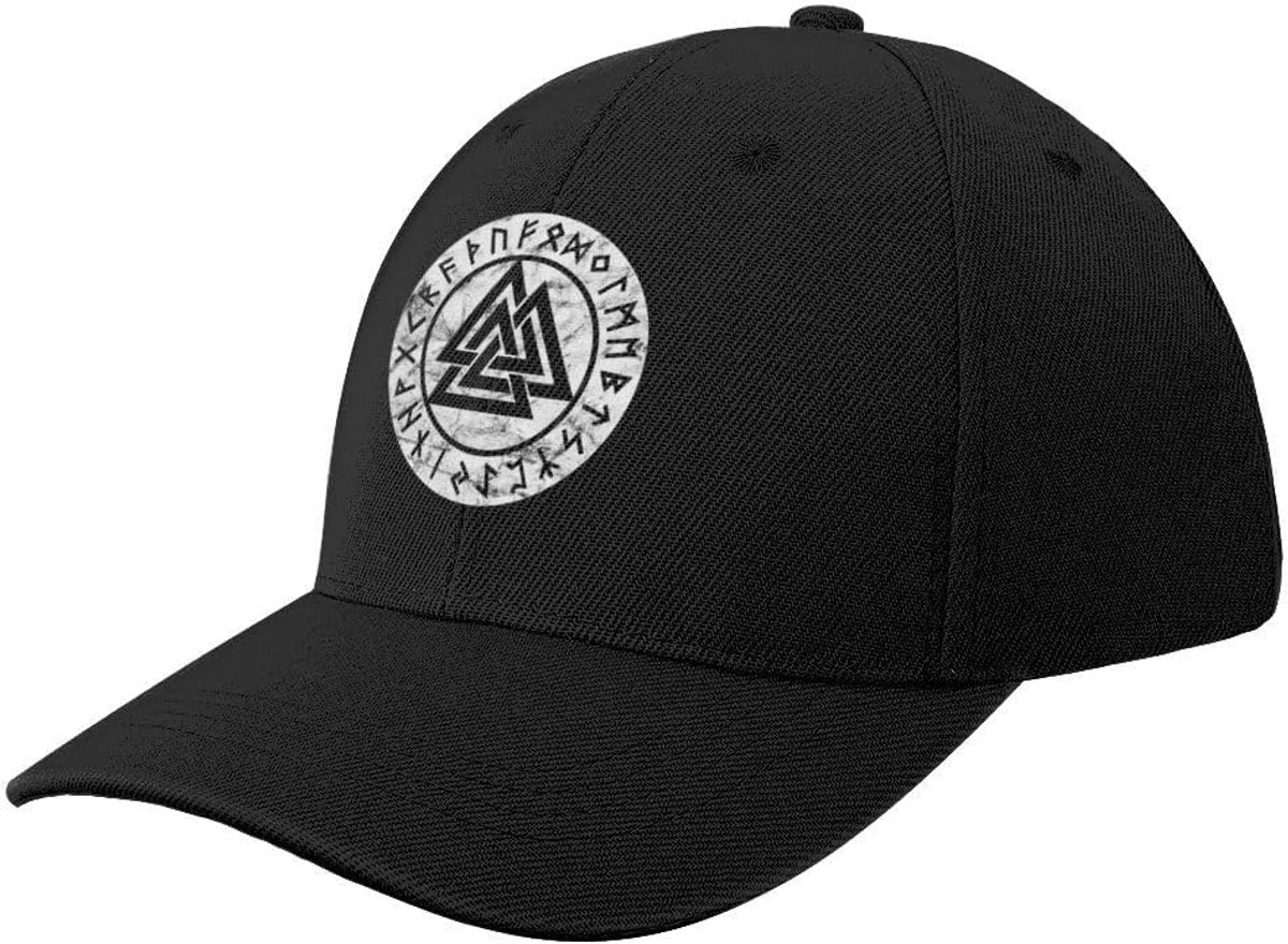 Valknut Odin Viking Rune Baseballpet voor dames, sportpetten voor heren, zomerhoed, verstelbare honkbalpet, eenheidsmaat