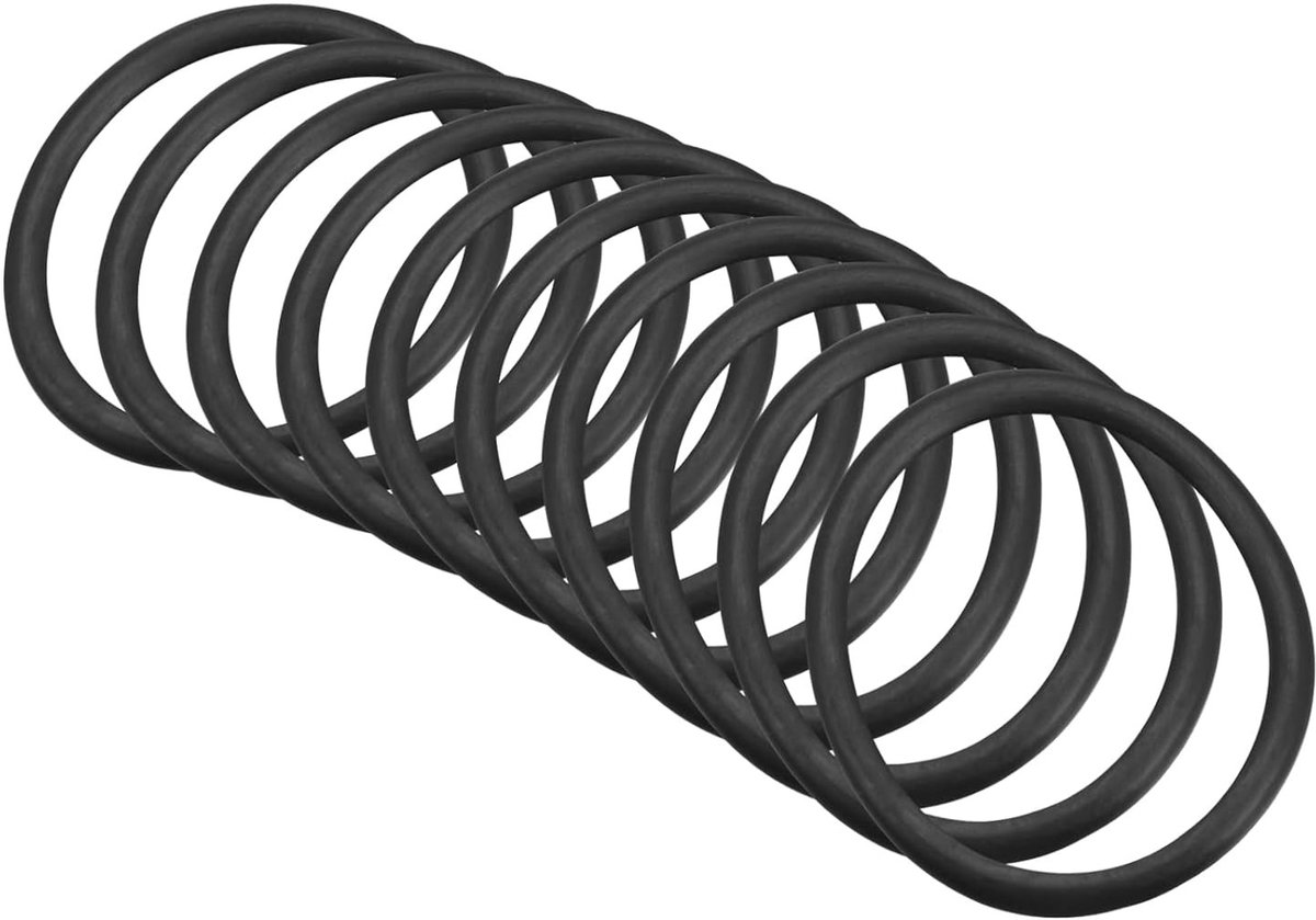 Nitrile Rubber O-Ring 32mm x 25mm x 0.3cm - Sealing Rings voor Hydraulische Reparatie, Waterdichte Afdichtingen en Slangverbindingen - 10 Stuks