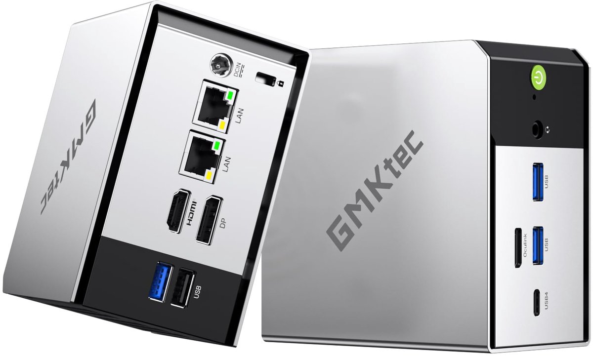 Mini PC Ryzen 5 PRO 6650H - 16GB DDR5 Geheugen - 1TB NVMe SSD - AMD Radeon 660M Grafisch - Windows 11 Desktop Computer