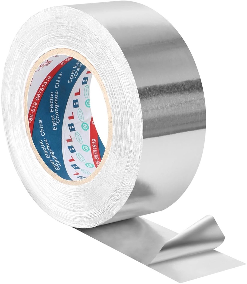 Aluminium Plakband 50mm x 50m - Waterdicht, Warmtebestendig en Ideaal voor Reparaties, Isolatie en Sealing