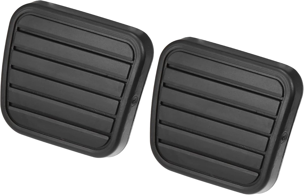 ABSOPRO Anti-Slip Koppeling Rempedaal Cover Autopedaal Cover - 2 Stuks Zwart