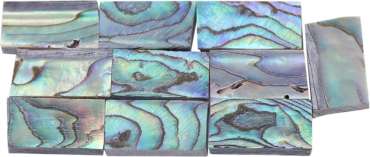 Shell Gitaar Inlay Toets , 10 Stuks Abalone Shell Inlay Natuurlijke Gitaren Inlay Materiaal Gitaar Fretboard Inlays Materialen