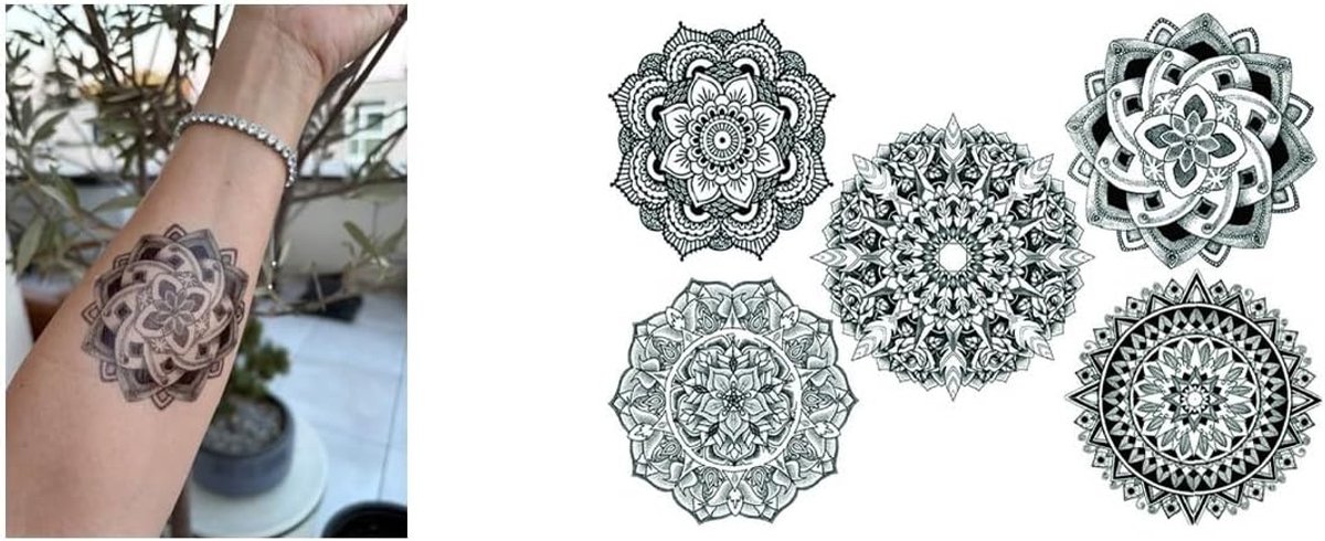 Tijdelijke tatoeages sieraden tatoeages p12